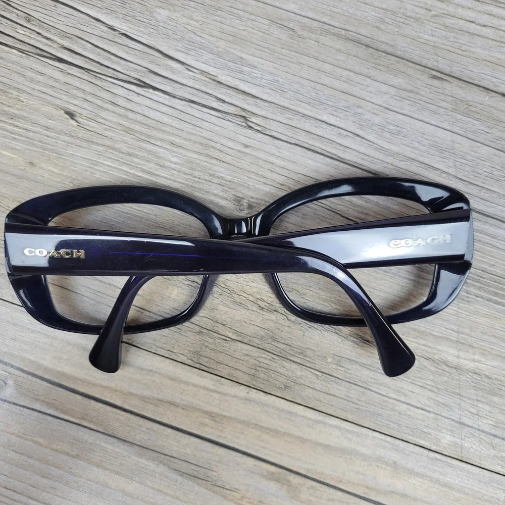 Coach Eyeglass Frames HC 8161 L146 51104L Navy Signature C Logo Womens 55-18-135